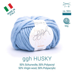 ggh Husky Box | 300g Set (6x50g) – 054 – Aquablau - ggh Wolle