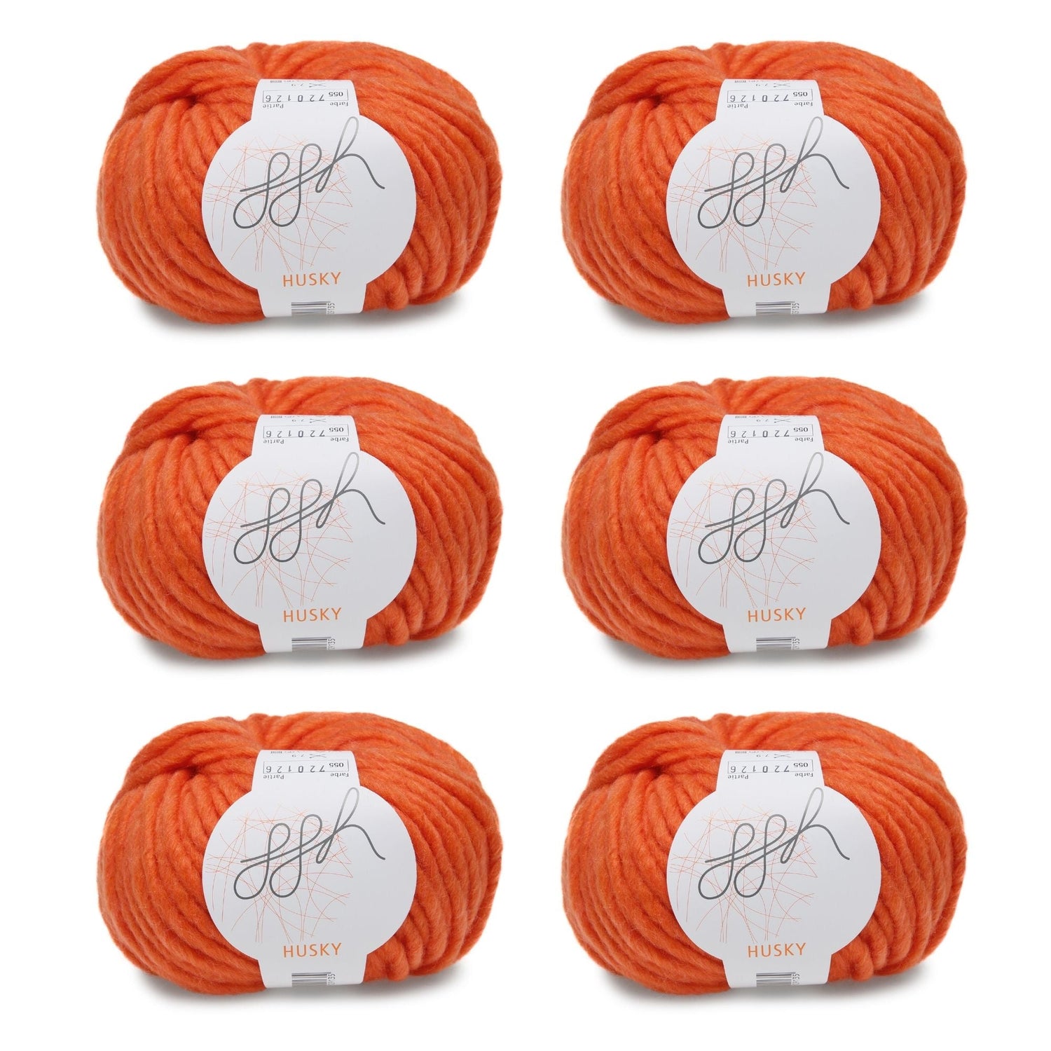 ggh Husky Box | 300g Set (6x50g) – 055 – Korallorange - ggh Wolle