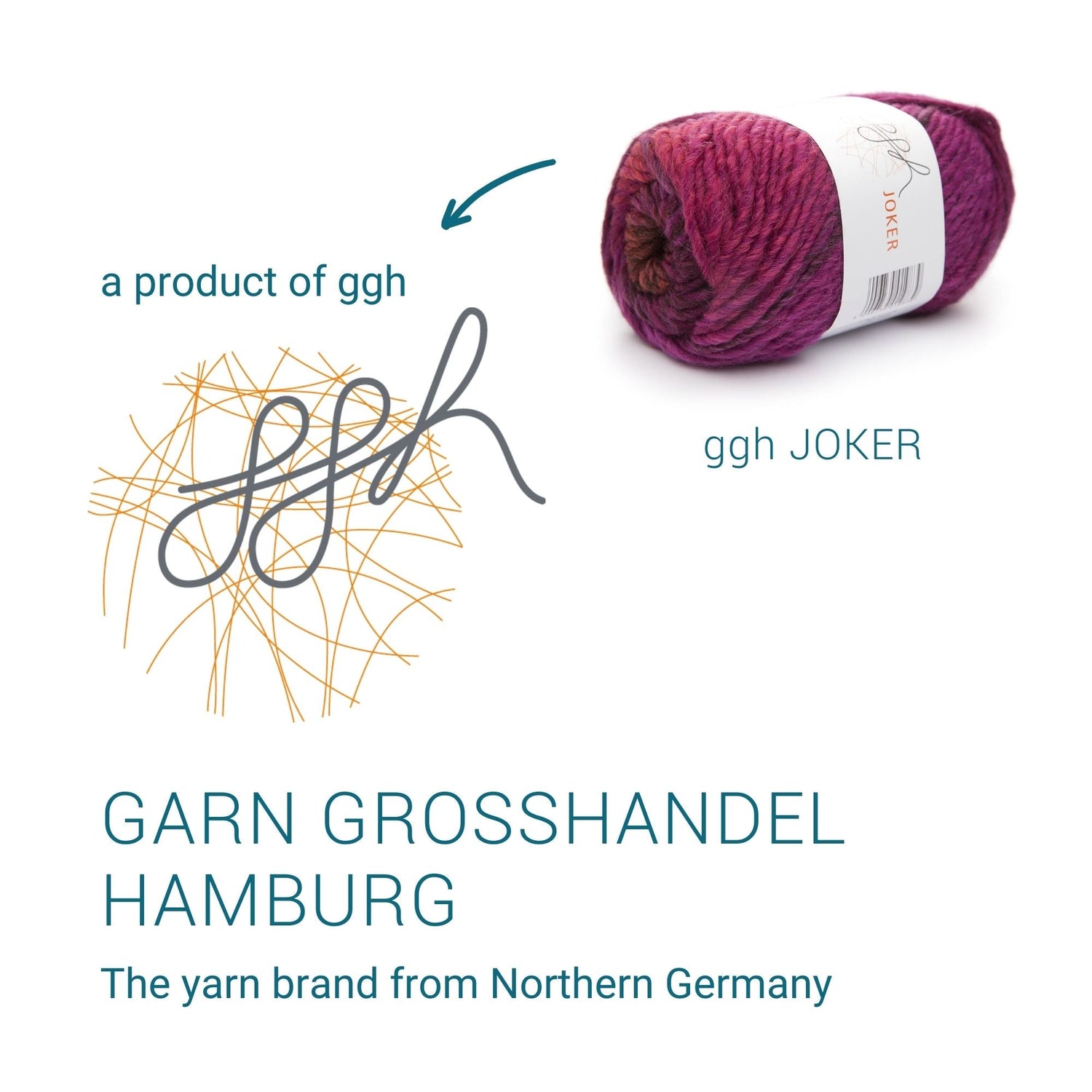 ggh Joker Box | 300g Set (6x50g) | 006 - Rostrot - Zyklam - ggh Wolle