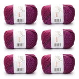 ggh Joker Box | 300g Set (6x50g) | 006 - Rostrot - Zyklam - ggh Wolle