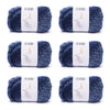ggh Joker Box | 300g Set (6x50g) | 022 - Marine - Jeans - Blau meliert - ggh Wolle