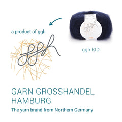 ggh Kid Box | 150g Set (6x25g)| 107 - Tiefes Kobalt - ggh Wolle