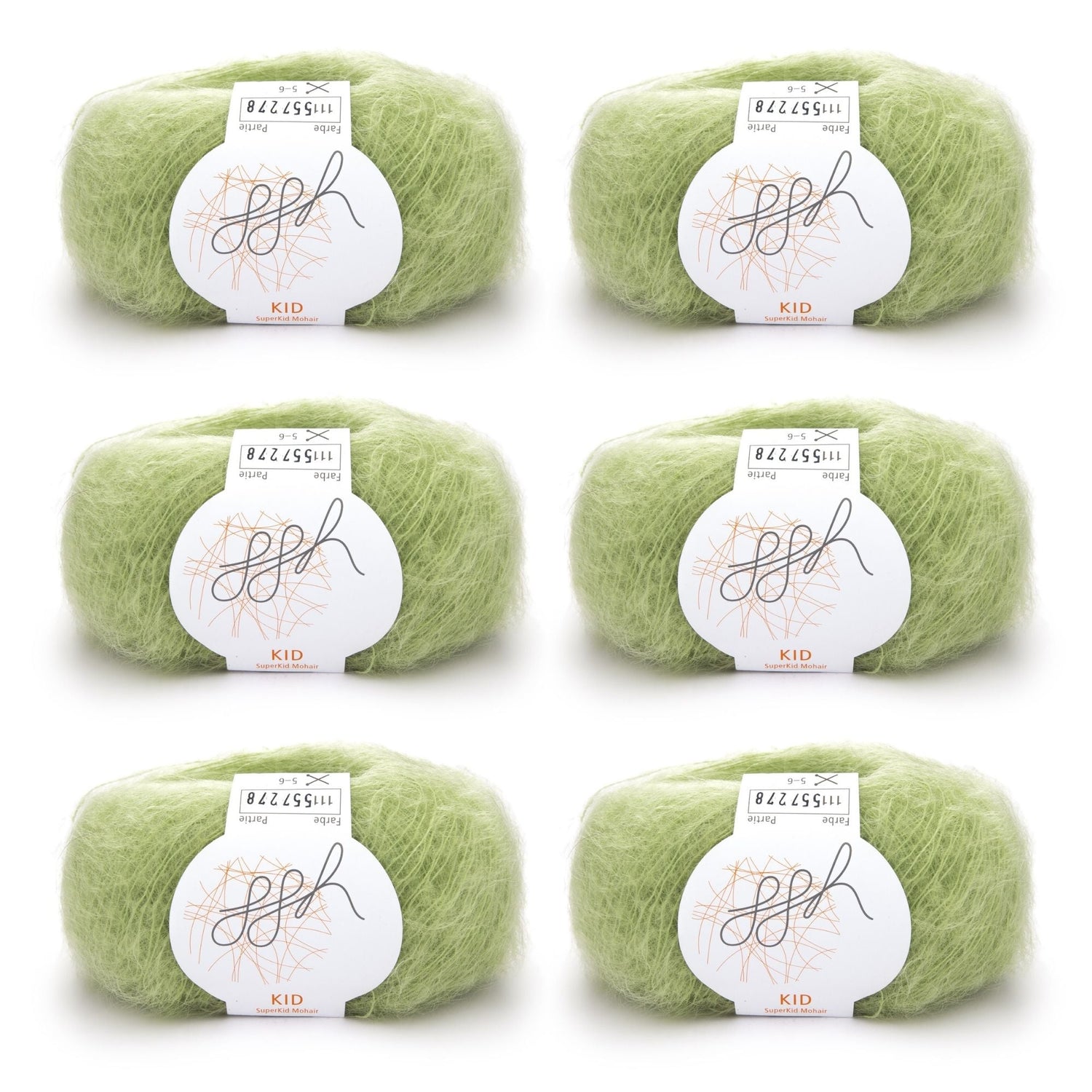 ggh Kid Box | 150g Set (6x25g)| 111 - Pistaziengrün - ggh Wolle