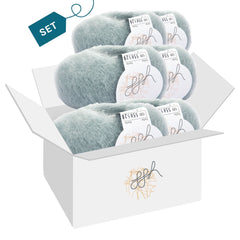 ggh Kid Box | 150g Set (6x25g)| 120 - Schimmerndes Glas - ggh Wolle