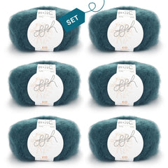 ggh Kid Box | 150g Set (6x25g)| 124 - Entenblau - ggh Wolle