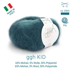 ggh Kid Box | 150g Set (6x25g)| 124 - Entenblau - ggh Wolle