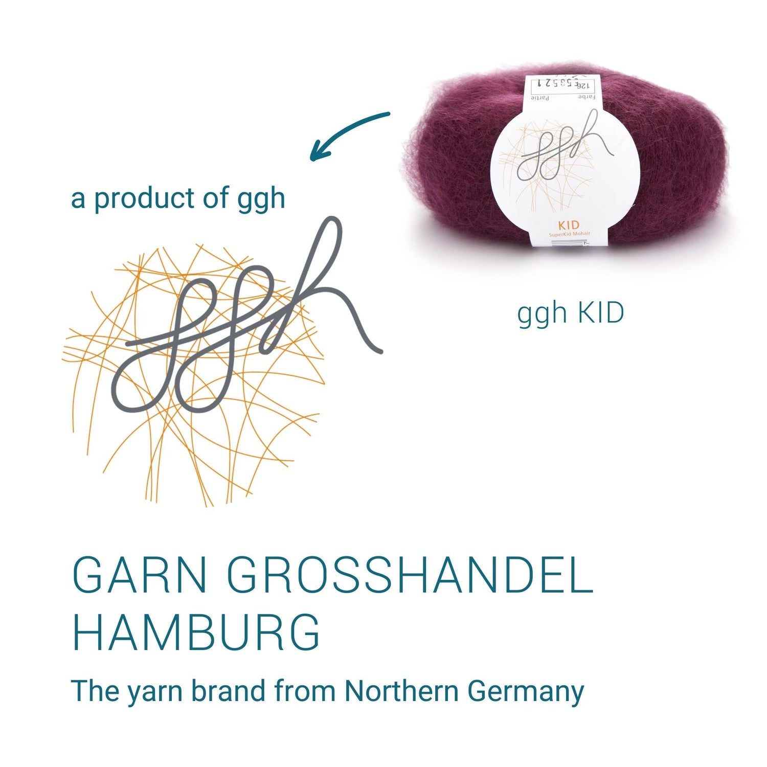 ggh Kid Box | 150g Set (6x25g)| 126 - Burgunderrot - ggh Wolle