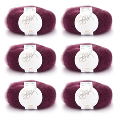 ggh Kid Box | 150g Set (6x25g)| 126 - Burgunderrot - ggh Wolle