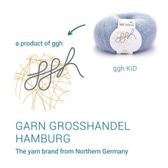 ggh Kid Box | 150g Set (6x25g)| 139 - Eisblau - ggh Wolle