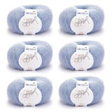 ggh Kid Box | 150g Set (6x25g)| 139 - Eisblau - ggh Wolle