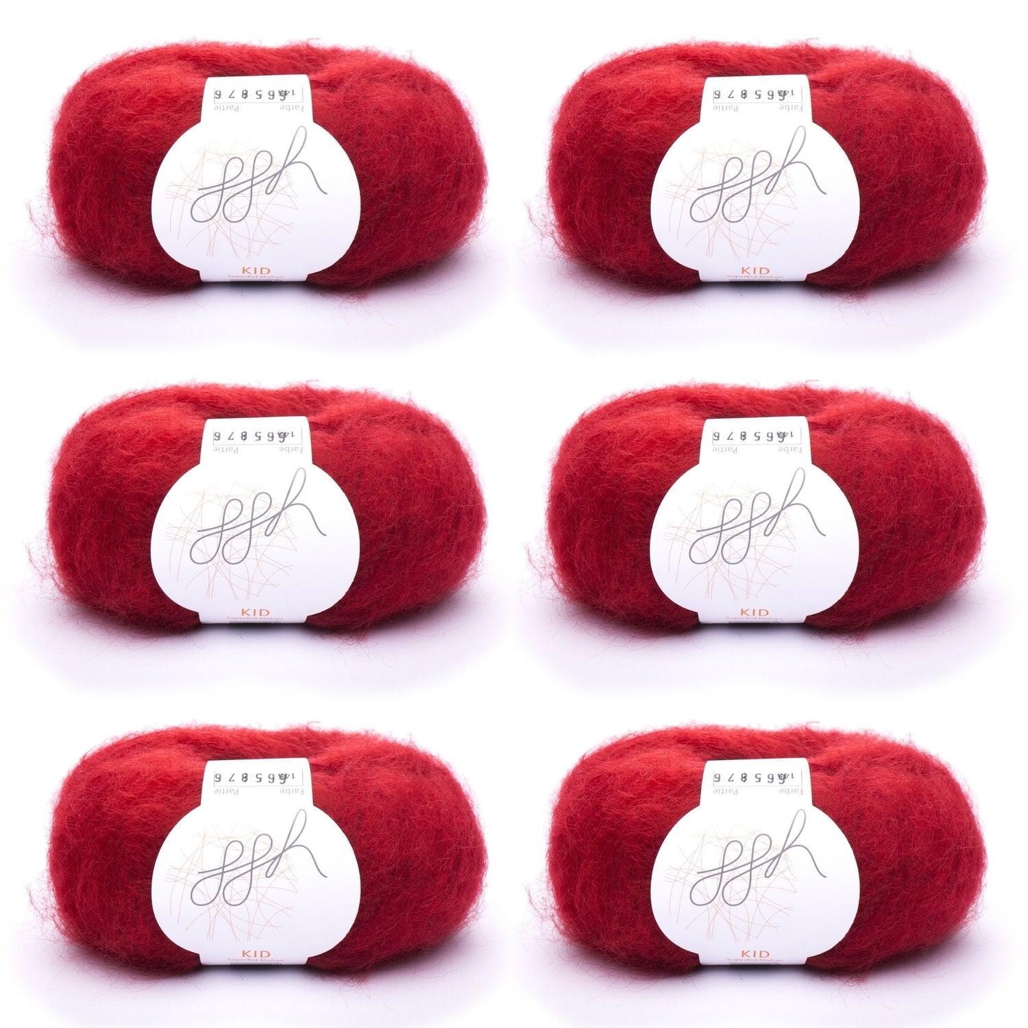 ggh Kid Box | 150g Set (6x25g)| 145 - Purpurrot - ggh Wolle