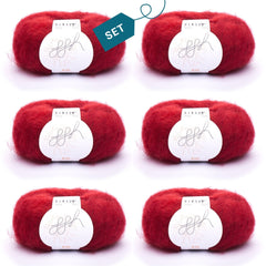 ggh Kid Box | 150g Set (6x25g)| 145 - Purpurrot - ggh Wolle