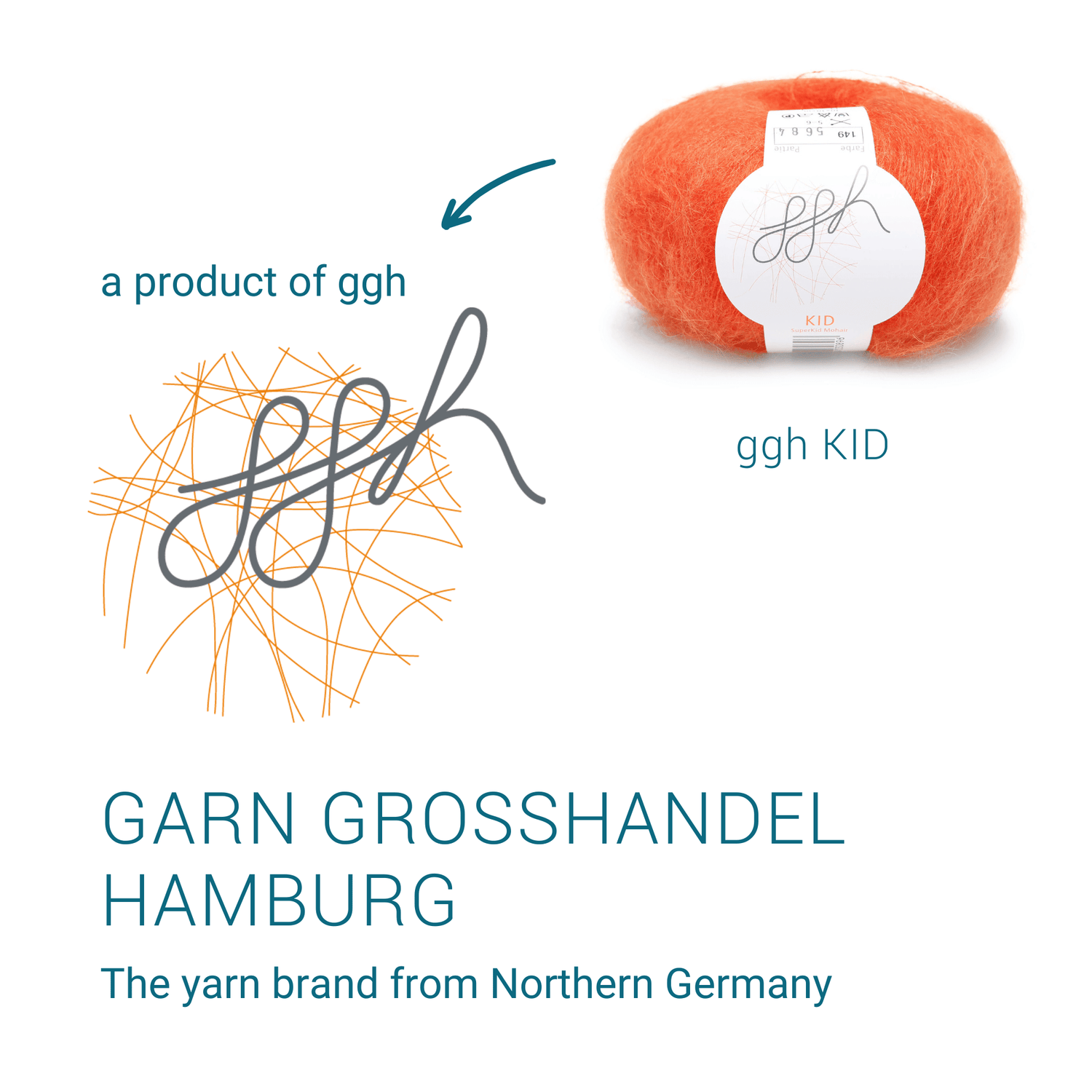 ggh Kid Box | 150g Set (6x25g)| 149 - Herbstorange - ggh Wolle