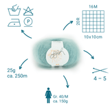 ggh Kid Box | 150g Set (6x25g)| 152 - Arktisblau - ggh Wolle