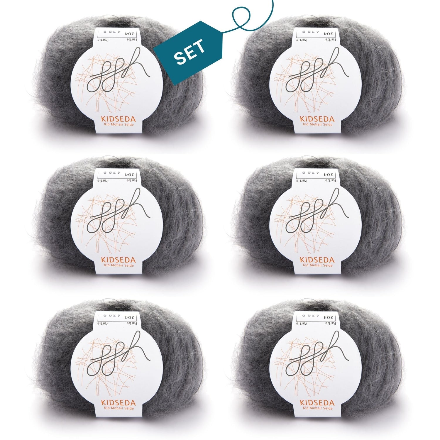 ggh Kidseda Box | 204 - Grau - Anthrazit meliert - ggh Wolle