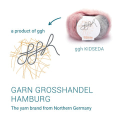 ggh Kidseda Box | 205 - Lachs - Grau meliert - ggh Wolle