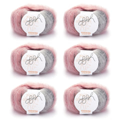 ggh Kidseda Box | 205 - Lachs - Grau meliert - ggh Wolle