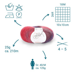 ggh Kidseda Box | 213 - Pink - Mauve - Lavendel - ggh Wolle