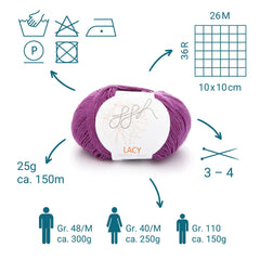 GGH Lacy | 012 - Zyklam - ggh Wolle