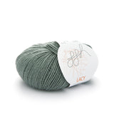 GGH Lacy | Merinowolle mit Seide | 25g - 150m | 009 - Grüngrau - ggh Wolle
