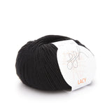 GGH Lacy | Merinowolle mit Seide | 25g - 150m | 010 - Schwarz - ggh Wolle