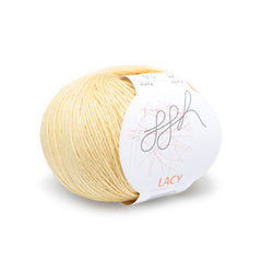 GGH Lacy | Merinowolle mit Seide | 25g - 150m | 028 - Senfgelb - ggh Wolle