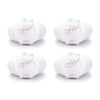 ggh Lacy | Set mit 4 x 25g (insg. 100g) - 001 - Wollweiß - ggh Wolle