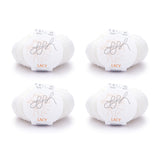 ggh Lacy | Set mit 4 x 25g (insg. 100g) - 001 - Wollweiß - ggh Wolle