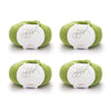 ggh Lacy | Set mit 4 x 25g (insg. 100g) - 006 - Apfelgrün - ggh Wolle