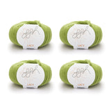ggh Lacy | Set mit 4 x 25g (insg. 100g) - 006 - Apfelgrün - ggh Wolle