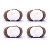ggh Lacy | Set mit 4 x 25g (insg. 100g) - 018 - Braun - ggh Wolle
