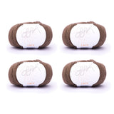 ggh Lacy | Set mit 4 x 25g (insg. 100g) - 018 - Braun - ggh Wolle