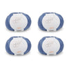 ggh Lacy | Set mit 4 x 25g (insg. 100g) - 021 - Blau - ggh Wolle