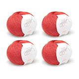 ggh Lacy | Set mit 4 x 25g (insg. 100g) - 027 - Marsrot - ggh Wolle