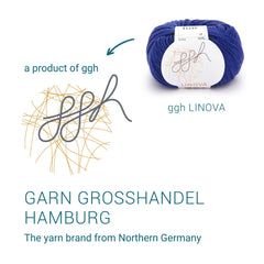 ggh Linova | 100% Baumwolle | 100m/50g | 048 - Royalblau - ggh Wolle