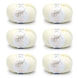 ggh Maxima Box | 300g Set (6x50g) – 001 – Wollweiß - ggh Wolle