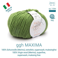 ggh Maxima Box | 300g Set (6x50g) – 043 – Grün - ggh Wolle