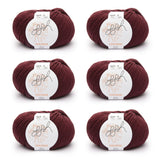 ggh Maxima Box | 300g Set (6x50g) – 060 – Ochsenblut - ggh Wolle