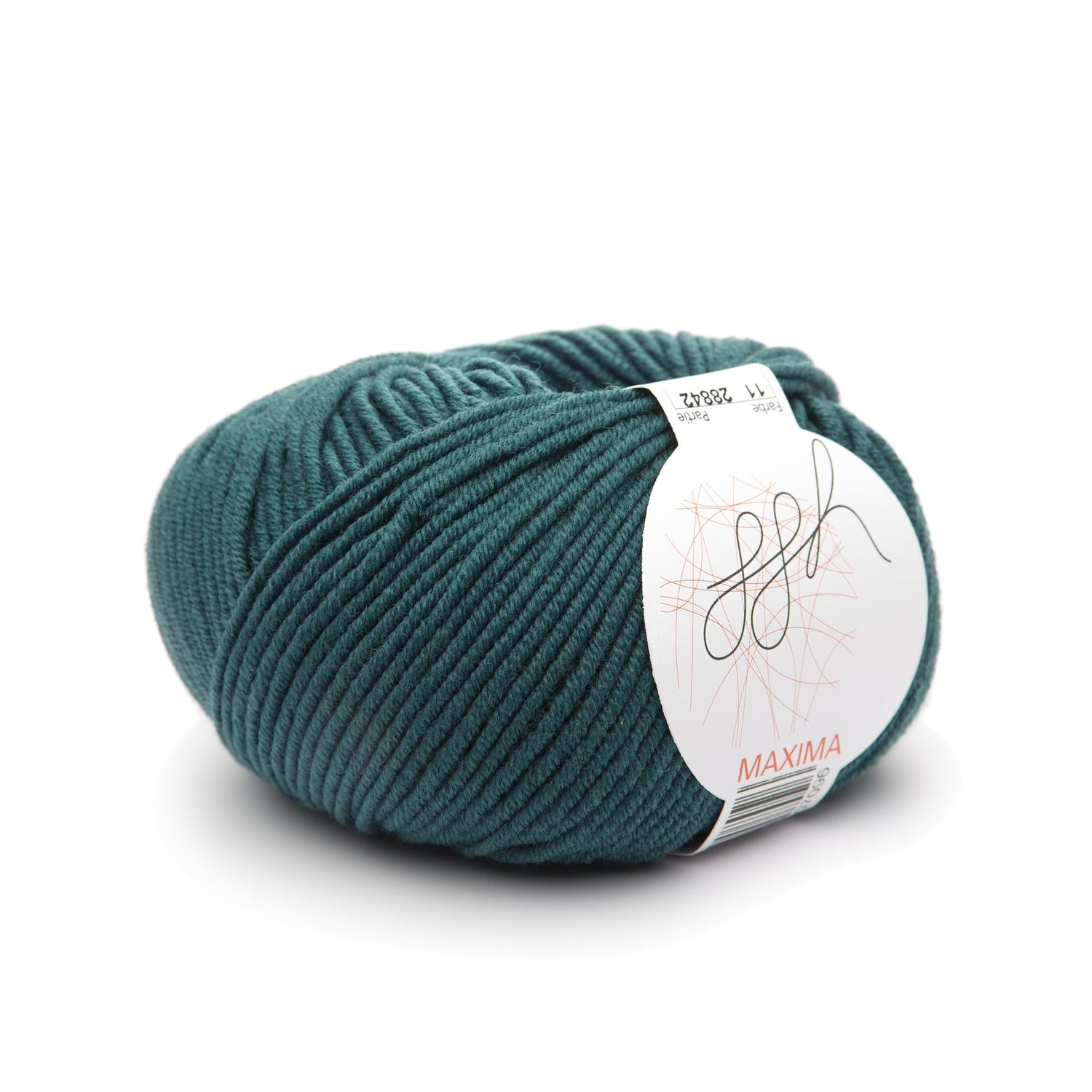 ggh Maxima | Merinowolle | 110m/50g | 011 - Tiefes Blaugrün - ggh Wolle