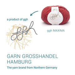 ggh Maxima | Merinowolle | 110m/50g | 059 - Korallrot - ggh Wolle