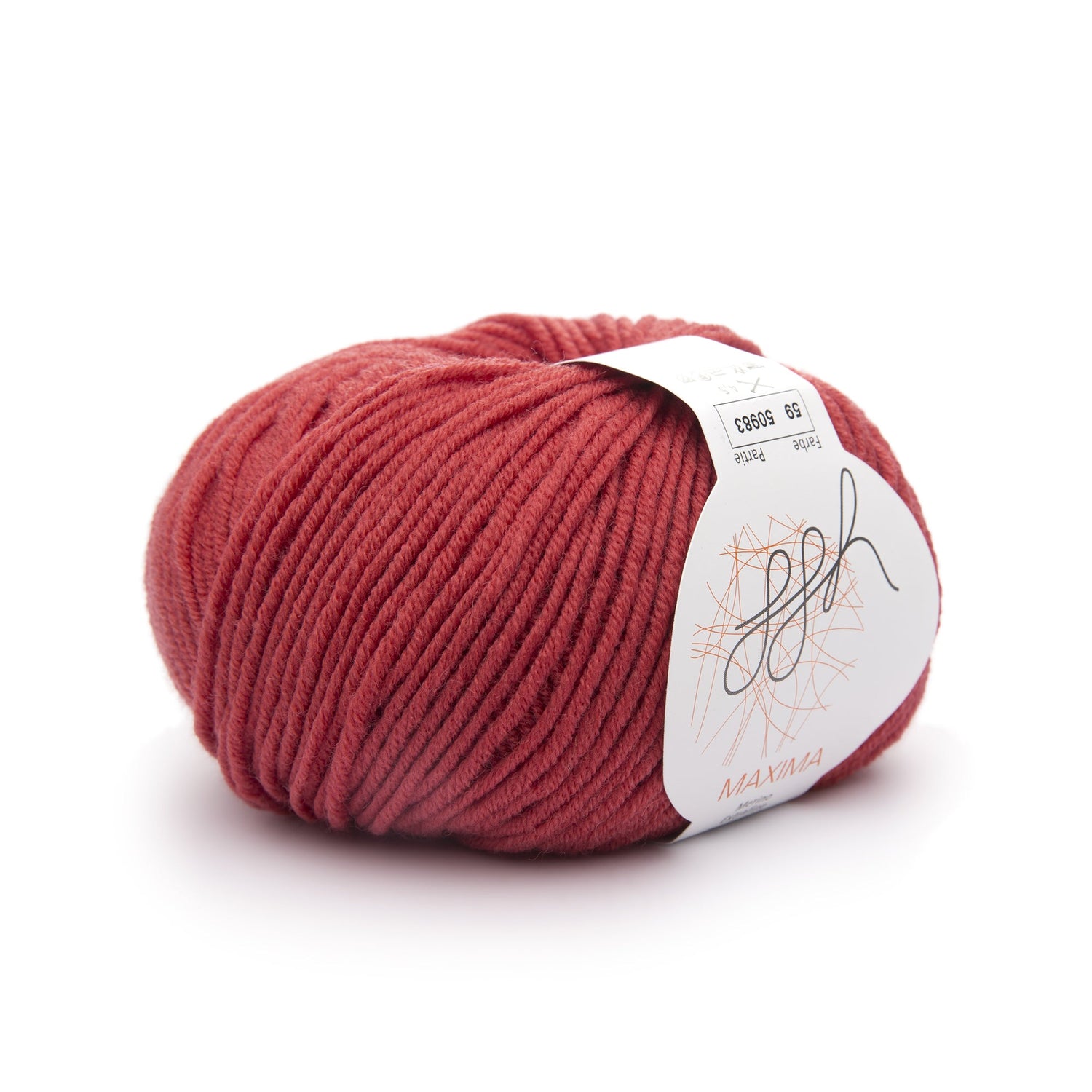 ggh Maxima | Merinowolle | 110m/50g | 059 - Korallrot - ggh Wolle