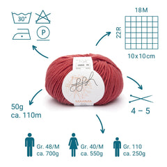 ggh Maxima | Merinowolle | 110m/50g | 059 - Korallrot - ggh Wolle