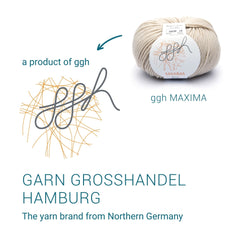 ggh Maxima | Merinowolle | 110m/50g | 067 - Angorakanin - ggh Wolle