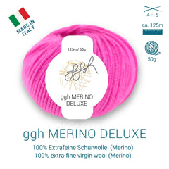 ggh Merino Deluxe - 300g Set (6x50g) - 012 - Pink - ggh Wolle