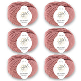 ggh Merino Deluxe - 300g Set (6x50g) - 013 - Rosenholz - ggh Wolle