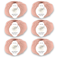 ggh Merino Deluxe - 300g Set (6x50g) - 014 - Flamingo Pink - ggh Wolle