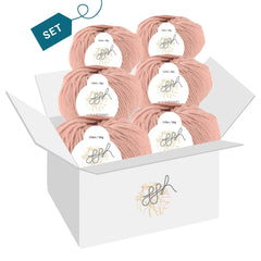 ggh Merino Deluxe - 300g Set (6x50g) - 014 - Flamingo Pink - ggh Wolle