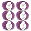 ggh Merino Deluxe - 300g Set (6x50g) - 016 - Granatrot - ggh Wolle