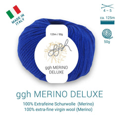 ggh Merino Deluxe - 300g Set (6x50g) - 022 - Dunkelblau - ggh Wolle