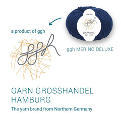 ggh Merino Deluxe - 300g Set (6x50g) - 029 - Marineblau - ggh Wolle